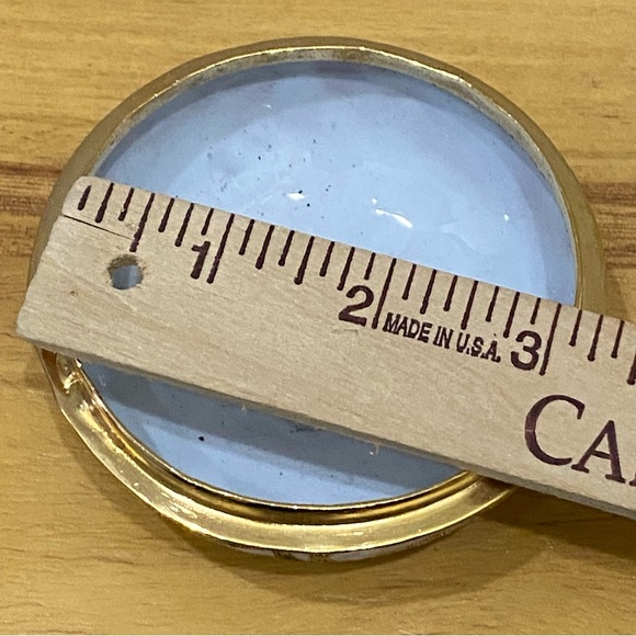 Vintage NYCO Nikki Yassaman White Bear Trinket Box Faberge Enameled Art Figurine - Picture 11 of 15